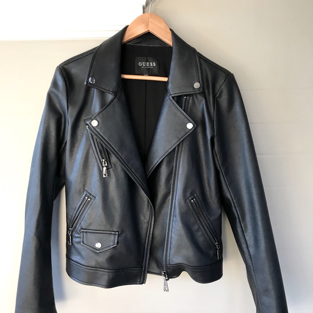 Guess Faux Leather Jacket